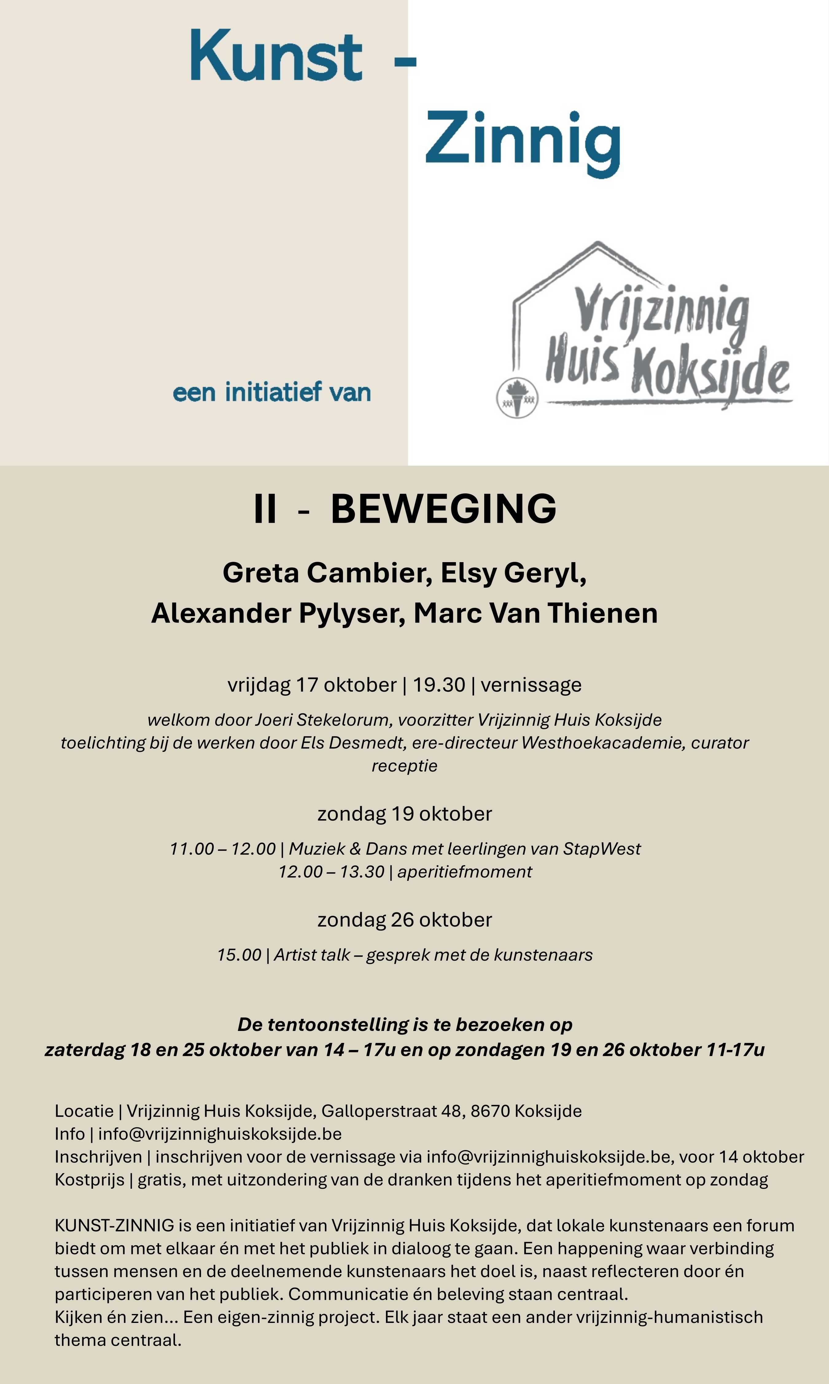 Kunst Zinnig 2025 uitnodiging